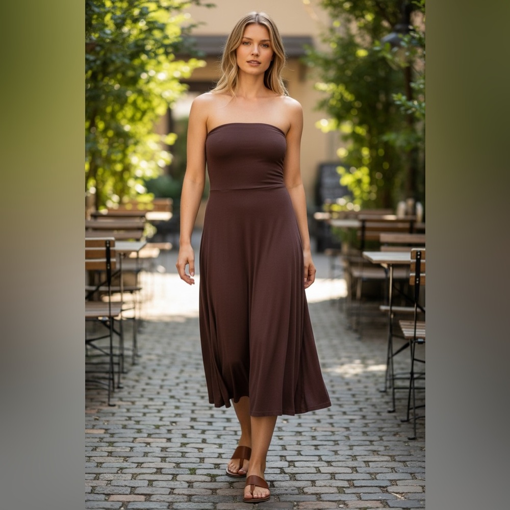 Chocolate Brown Women's Mini Dress and/or Skirt